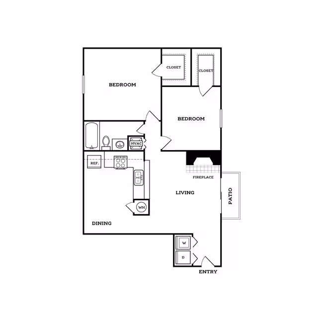 Unit 1127 422 floor plan